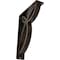 Ekena Millwork Versailles Wrought Iron Bracket, (Triple center brace), Antiqued Bronze 2"W x 7 1/2"D x 10"H BKTM02X07X10TVEABZ - alternate 1